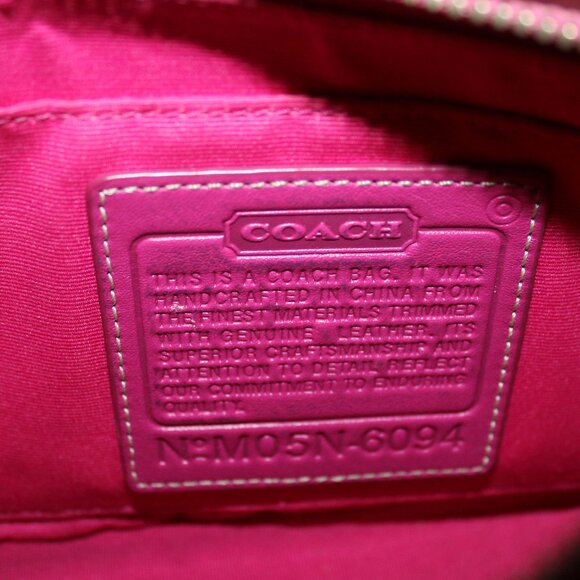 Vintage Y2K coach pink signature demi hampton shoulder bag - Picture 6 of 6
